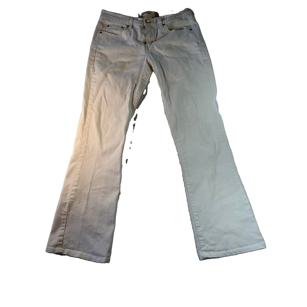 Levi's 515 Boot Cut White Jeans Women's 2005 U2K Mid Rise Denim 28x30